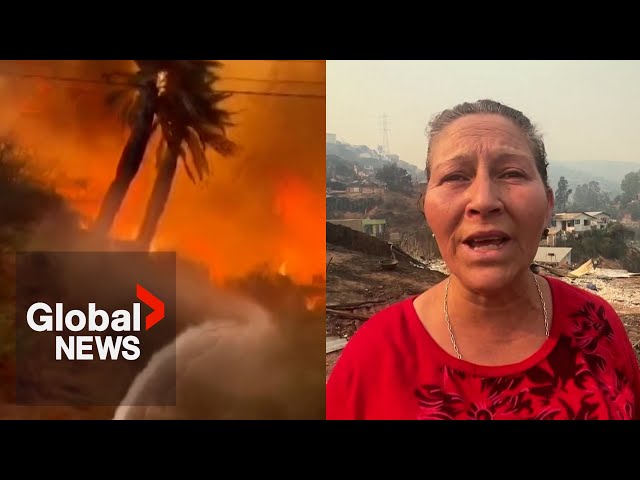 "Living through hell": Deadly Chile wildfires kill at least 64, with death toll expected t