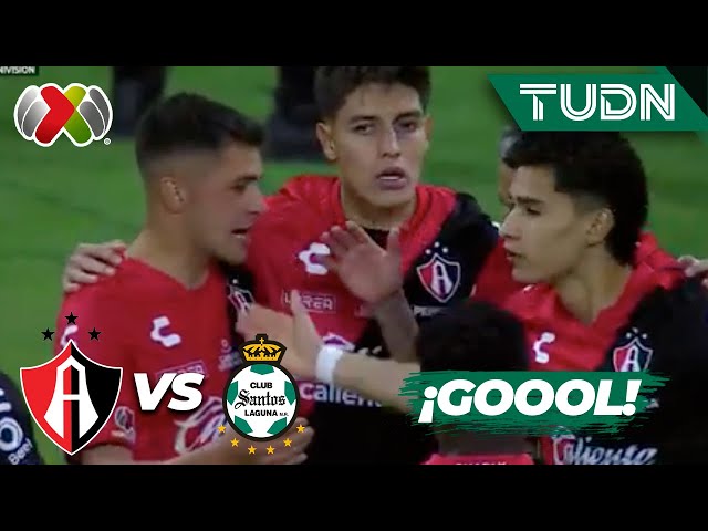 ¡EZEQUIEL HACE EL TERCERO Y YA ES GOLEADA!  | Atlas 3-0 Santos | Liga Mx - CL2024 J5 | TUDN