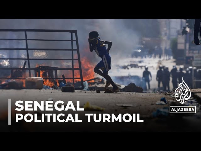 Police and protesters clash after Senegal election postponed