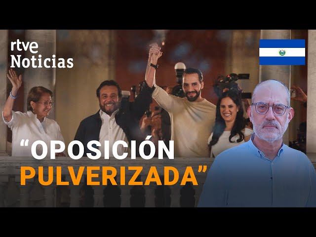 EL SALVADOR: BUKELE se AUTOPROCLAMA GANADOR de las elecciones con el 85% de los VOTOS | RTVE