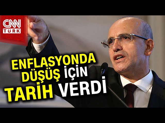 Bakan Mehmet Şimşek'ten Çarpıcı Enflasyon Açıklaması! Düşüş İçin Net Tarih Verdi... #Haber