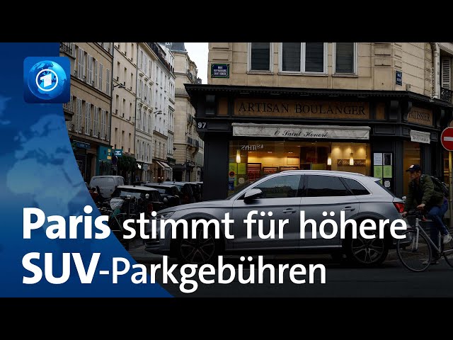 Bürgerbefragung in Paris: Parken mit SUV wird dreimal so teuer