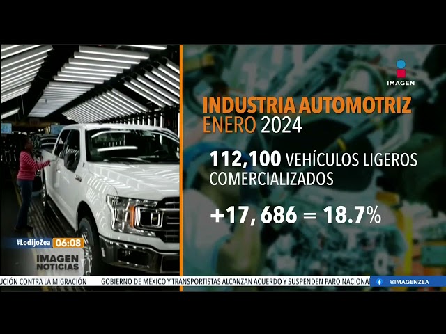 La industria automotriz sigue registrando un crecimiento sostenido