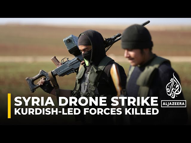 Syria drone strike: Attack on US base kills six Kurdish-led fighters