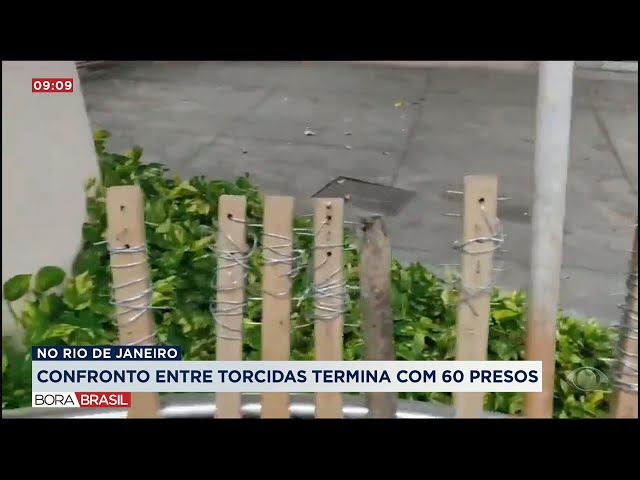 Torcedores são presos em confronto no Rio de Janeiro