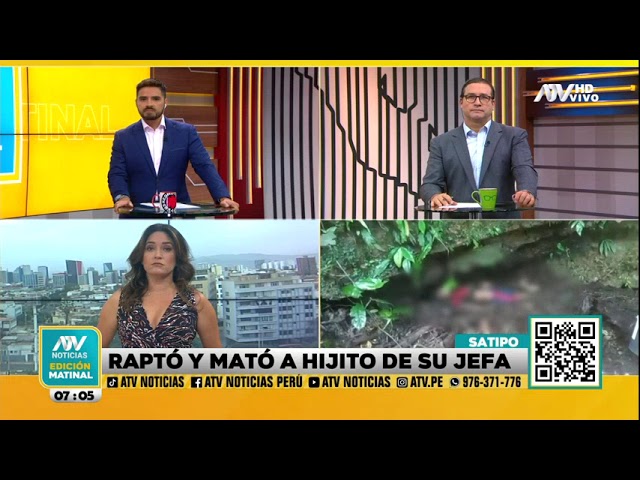 Satipo: Sujeto rapta y mata a hijito de su jefa