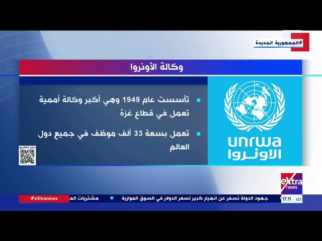 اكسترا اليوم| الضغوط تتصاعد لتعطيل عمل وكالة الأونروا بقصف إسرائيلي لقافلة مساعدات غذائية