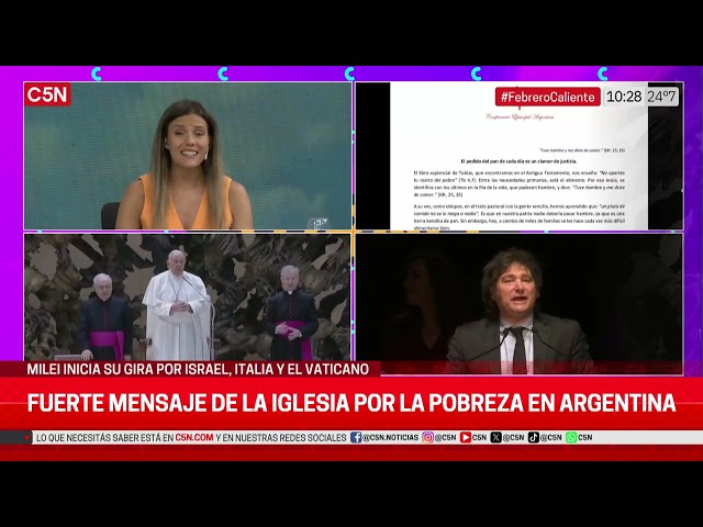 FUERTE MENSAJE de la IGLESIA por la POBREZA ARGENTINA