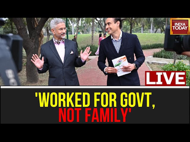 S Jaishankar Exclusive LIVE| Worked For Govt, Not Family: S Jaishankar On Cong' 'Plum Post