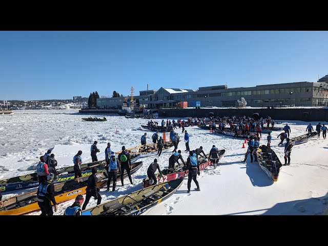 Contre glaces et marées, les canotiers à l’assaut du Saint-Laurent