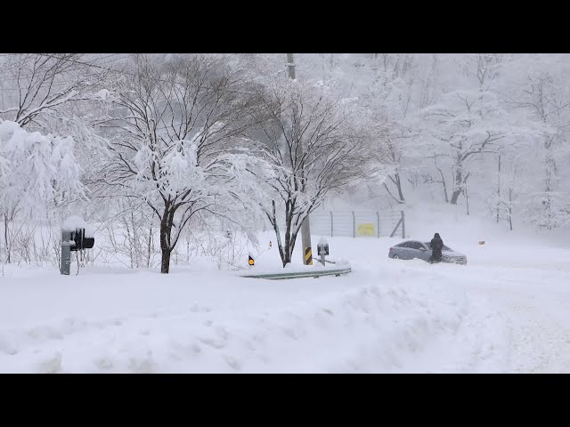 ⁣중부지방 대설특보에 위기경보 '주의'…중대본 1단계 / 연합뉴스TV (YonhapnewsTV)