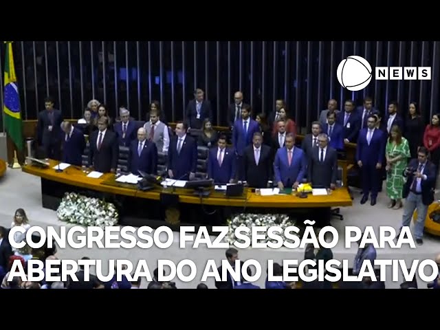 Congresso realiza sessão de abertura do ano legislativo