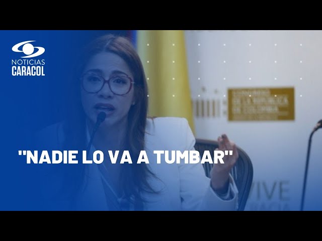 “Nadie lo va derrocar, el único que se sabotea es usted”: Catherine Juvinao a Petro