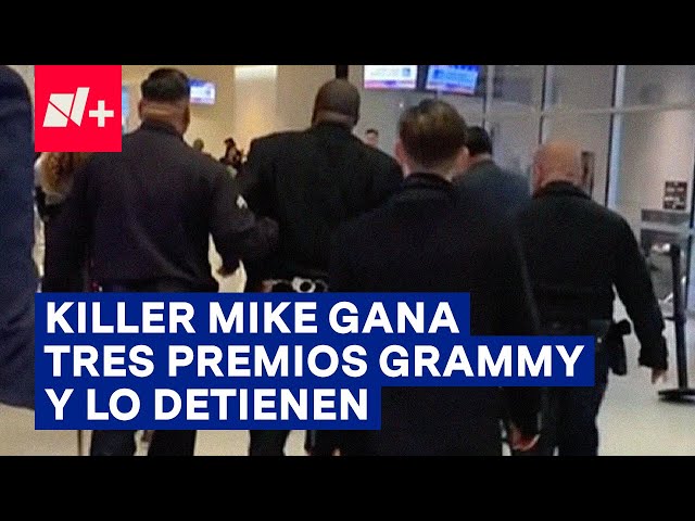 Rapero Killer Mike gana tres Grammy y policía lo detiene en el evento - N+