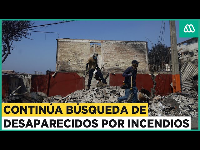 Intensa búsqueda de desaparecidos por incendios: Confirman que 122 personas que perdieron la vida