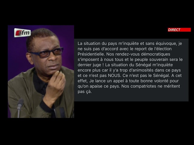 La position de Youssou Ndour sur la nouvelle date de l'élection présidentielle au 15 Décembre 2