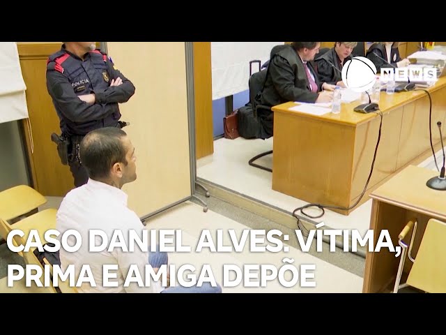 Suposta vítima, prima e amiga depõe contra Daniel Alves em 1º dia de julgamento