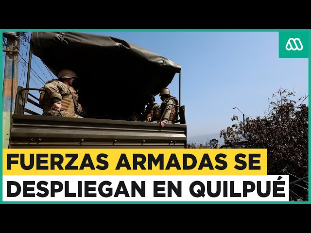 Fuerzas Armadas se despliegan en Quilpué: Personal del ejército ayuda a retirar escombros