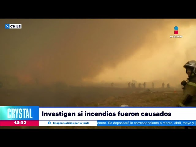 Autoridades investigan los incendios forestales de Chile