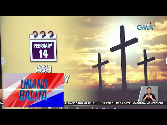 Ash wednesday ngayong taon, nataon sa February 14 | UB