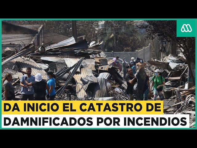 Ministerio de Desarrollo Social realiza catastro de los damnificados por el incendio