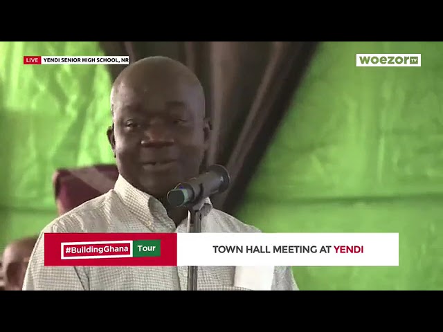 #BuildingGhanaTour: John Mahama attends town hall meeting in Yendi