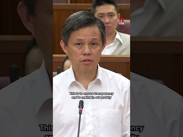 Public officers must never ask for gifts or favours: Chan Chun Sing