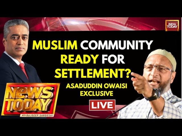 Asaduddin Owaisi LIVE On Gyanvapi Row, Kashi |Asaduddin Owaisi Exclusive With Rajdeep Sardesai LIVE