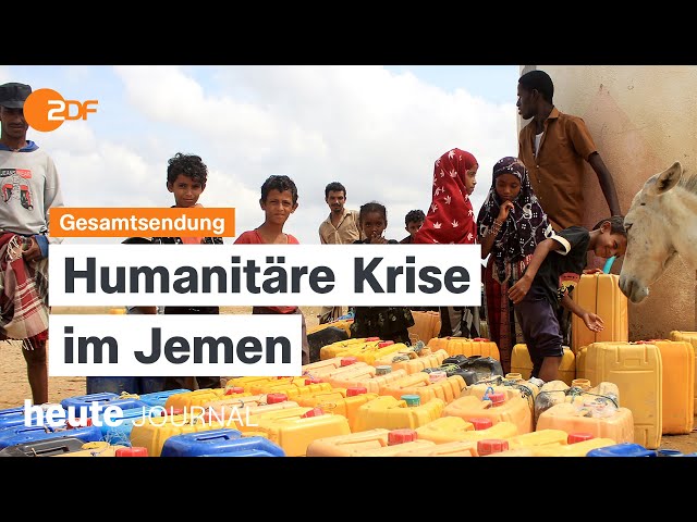 heute journal 05.02.24 Humanitäre Krise im Jemen, Kraftwerksstrategie, Migrantenverbände bei Scholz