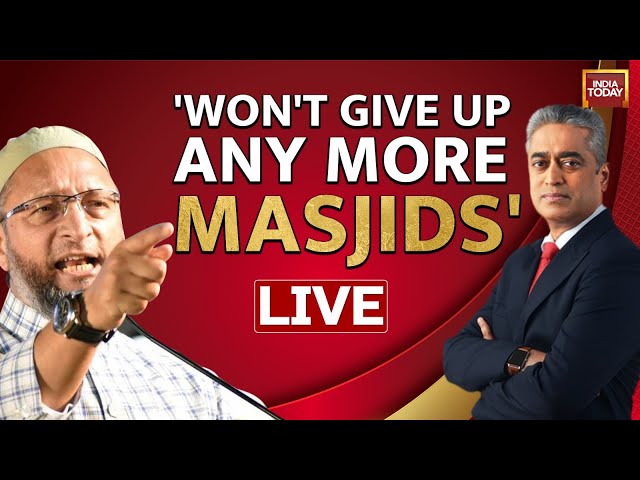 Asaduddin Owaisi LIVE On Gyanvapi Mosque Row |Asaduddin Owaisi Exclusive With Rajdeep Sardesai LIVE