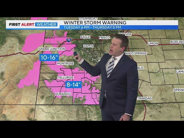 Enormous storm in California will impact Colorado later this week