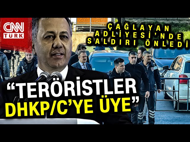 Çağlayan Adliyesi'nde Korkunç Saldırı! Ali Yerlikaya Duyurdu: "DHKP/C Üyesi 2 Terörist Etk