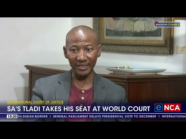 International Court of Justice | SA's Tladi takes his seat at world court