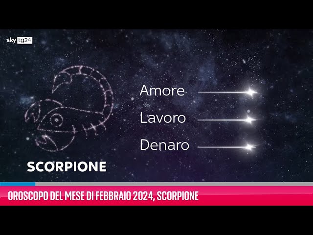 Oroscopo del mese di Febbraio 2024, Scorpione