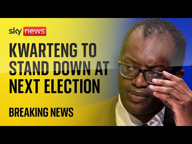 Kwasi Kwarteng: Former chancellor to stand down at next UK election