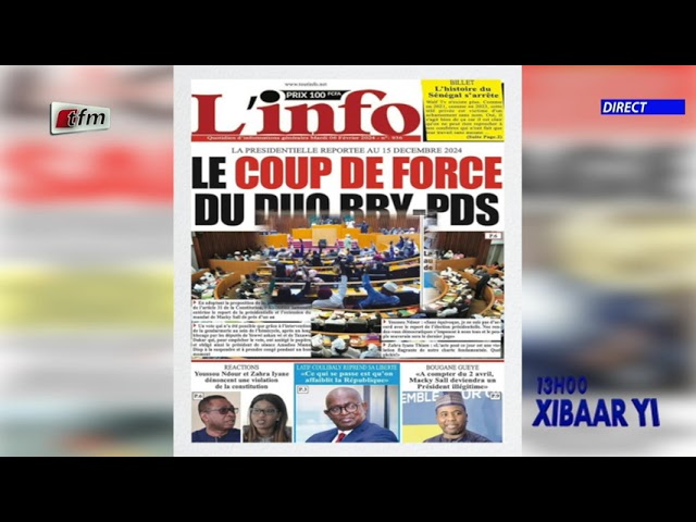 Revue de Presse du 06  Février 2024 présenté par El Hadj Assane Gueye