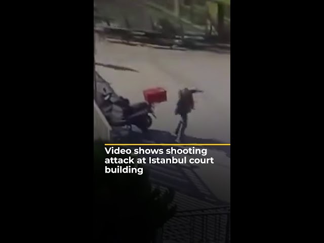 Shooting attack at Istanbul court building | #AJshorts