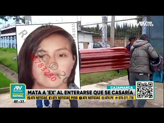 Cajamarca: Sujeto mata a su 'ex' al enterarse que se iba a casar