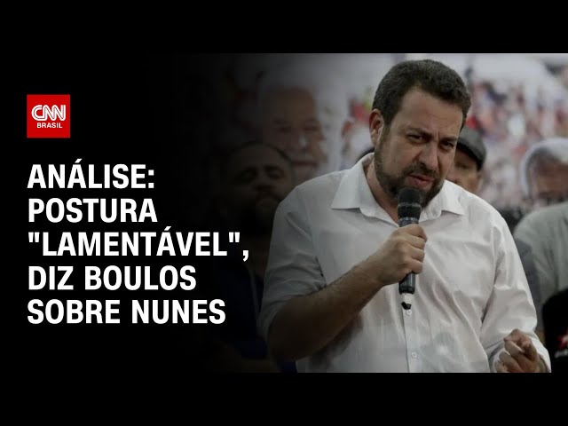 Análise: postura "lamentável", diz Boulos sobre Nunes | LIVE CNN