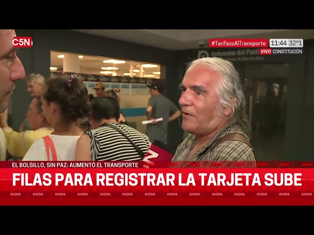 CAOS para REGISTRAR la TARJETA SUBE: EN MEDIO del TARIFAZO, se CAYÓ el SITIO