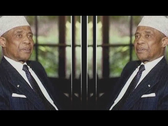 Poème de Oustath Med Manrouf Hadji, en l'honneur de l'arrivée du président Ahmed Abdallah 