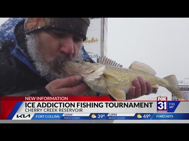 'Ice Addiction' fishing tournament takes place at Cherry Creek Reservoir