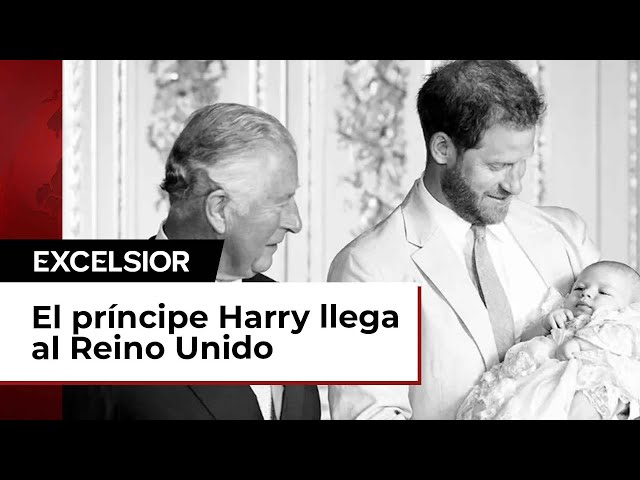 El príncipe Harry llega al Reino Unido tras diagnóstico de cáncer del rey Carlos III