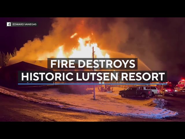 A historic lodge resort in Lutsen is a total loss after fire