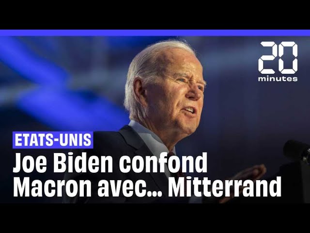 Etats-Unis : Joe Biden confond François Mitterrand et Emmanuel Macron