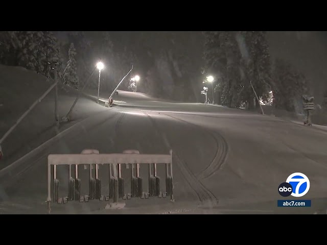 More snow blankets SoCal mountain communities