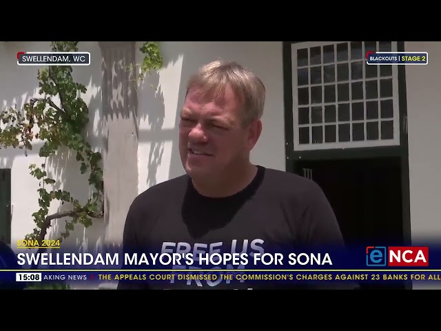 Swellendam mayor's hopes for #SONA2024