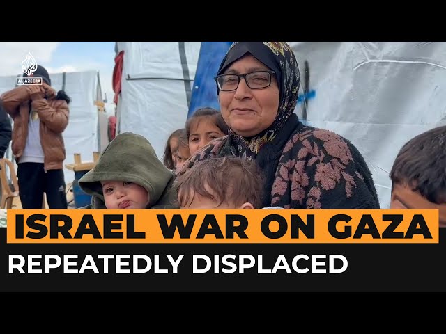 Families displaced again and again in Gaza | Al Jazeera Newsfeed