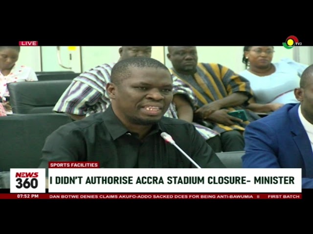 I didn't authorise Accra stadium closure - Sports Minister