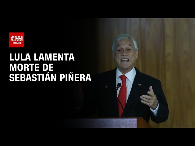 Lula lamenta morte de Sebastián Piñera | CNN 360º